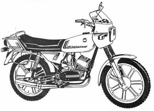 Zndapp-Ersatzteilliste Typ 448-011 CS50